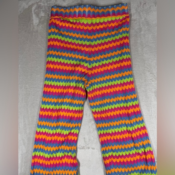 Show Me Your Mumu Susie Flare Leg Pants in Paradise Island Hippie Knit Size XS - Picture 11 of 16
